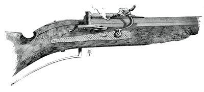 Early Match Caliver, 1590, from Penshurst, c1880 by Unbekannt