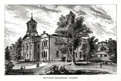 Education Department, Toronto, Ontario, Canada, 19th century by Unbekannt