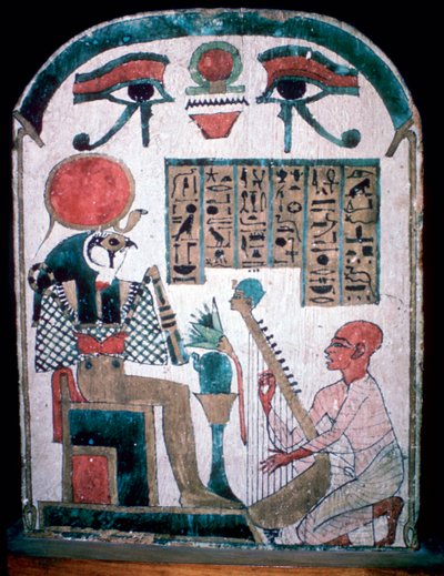 Egyptian Funerary Slab of Diedkhonsu Soefankh by Unbekannt