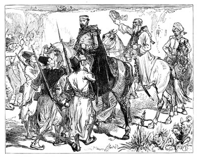 Eldred Pottinger at Herat, Afghanistan, c. 1837 by Unbekannt