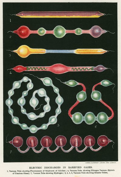 Electric discharges in rarefied gases, 1892 by Unbekannt