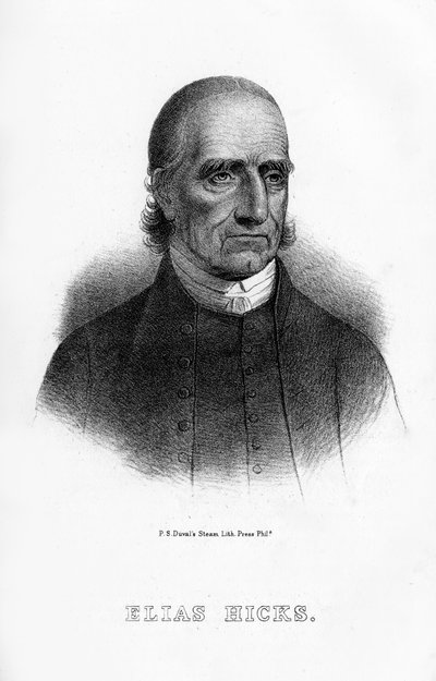 Elias Hicks, American preacher by Unbekannt
