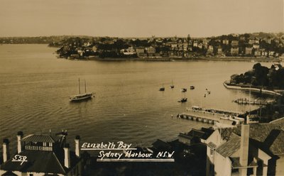 Elizabeth Bay, Sydney Harbour, N.S.W. by Unbekannt