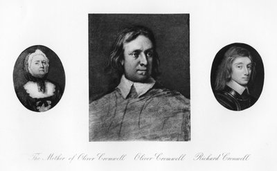 Elizabeth Cromwell, Oliver Cromwell, and Richard Cromwell, 1907 by Unbekannt