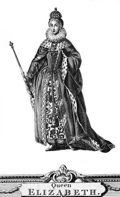 Elizabeth I of England, 1533-1603 by Unbekannt
