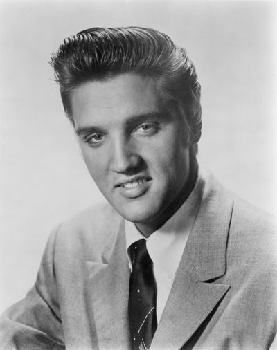 Elvis Presley, American singer and actor by Unbekannt