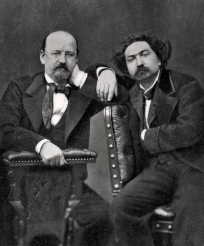 Emile Erckmann and Alexandre Chatrian, French writers by Unbekannt