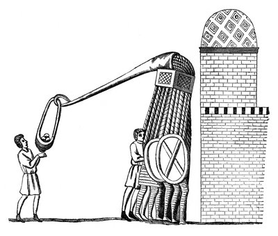 Engine for Throwing Stones, 1870 by Unbekannt