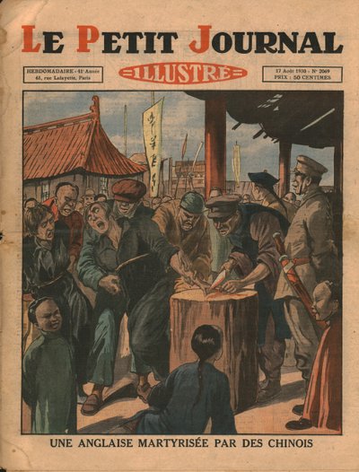 Englishwoman martyred by the Chinese by Unbekannt
