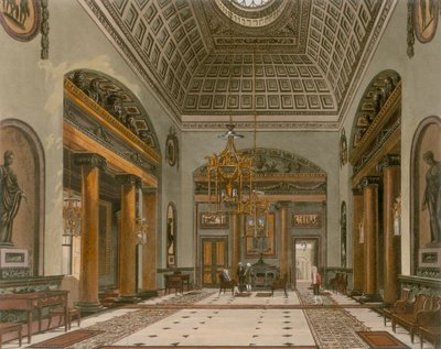 Entrance hall of the Carlton House, Westminster, London by Unbekannt