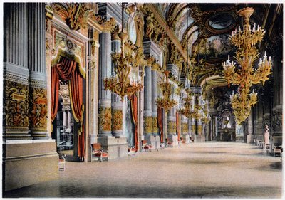 Entrance of the Palais Garnier, Paris by Unbekannt