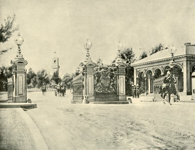 Entrance to Government House, Melbourne by Unbekannt