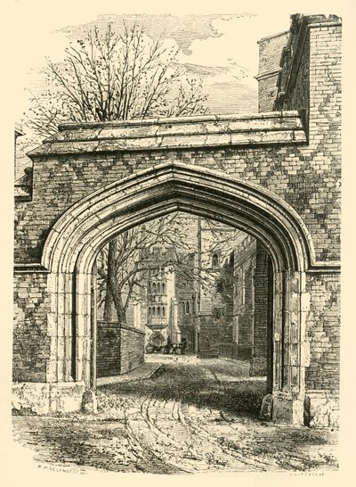 Entrance to Westons Yard, 1911 by Unbekannt