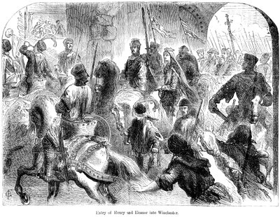 Entry of Henry and Eleanor into Winchester by Unbekannt