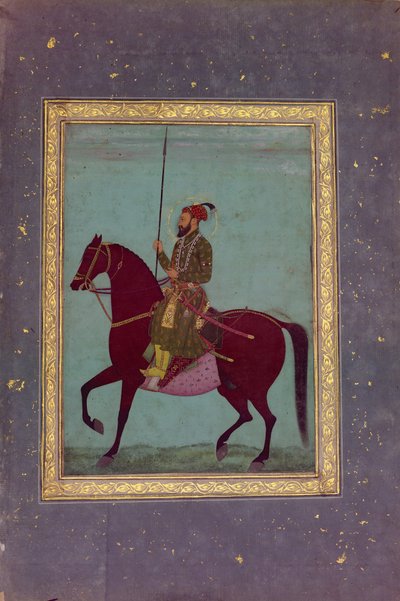 Equestrian Portrait of Aurangzeb by Unbekannt