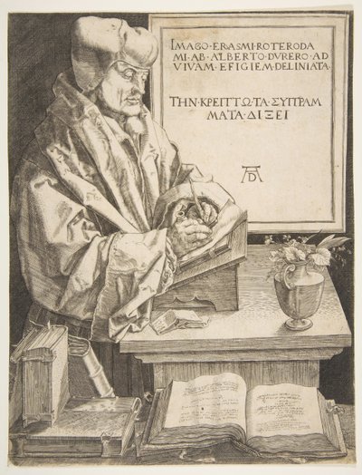 Erasmus of Rotterdam copy by Unbekannt