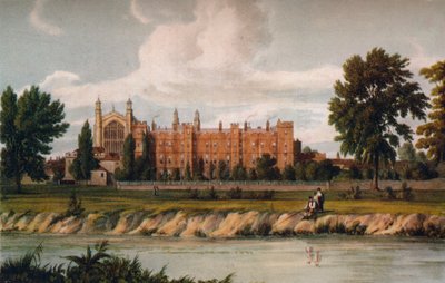 Eton College from the River by Unbekannt