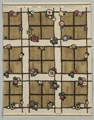 Eton Rural Cretonne No. 172135, late 19th century by Unbekannt
