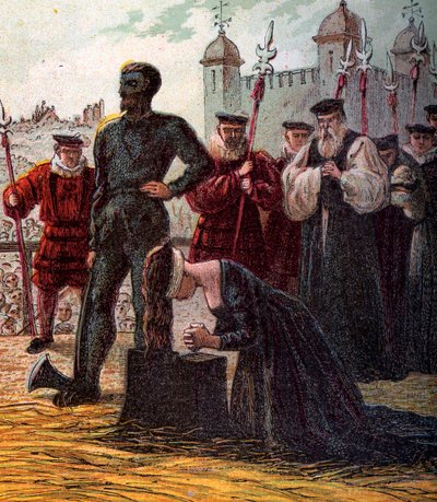 Execution of Lady Jane Grey, 1554 by Unbekannt