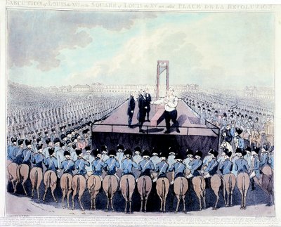 Execution of Louis XVI by Unbekannt