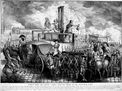 Execution of Louis XVI, 1793 by Unbekannt