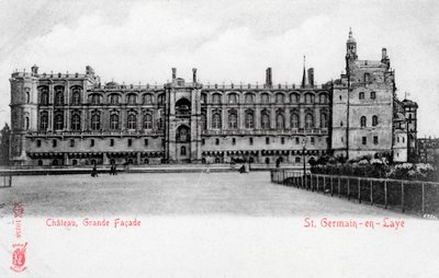 Facade of the Chateau of St Germain-en-Laye, France by Unbekannt