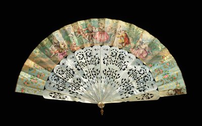 Fan, 1860-70 by Unbekannt