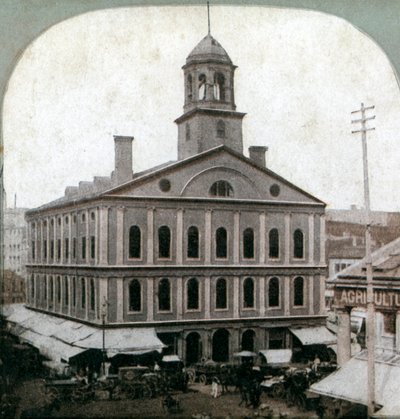 Faneuil Hall, Boston, Massachusetts, USA, late 19th century by Unbekannt