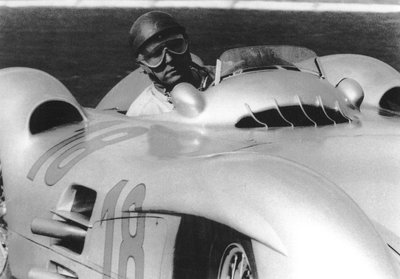 Fangio, French Grand Prix, Rheims, France by Unbekannt