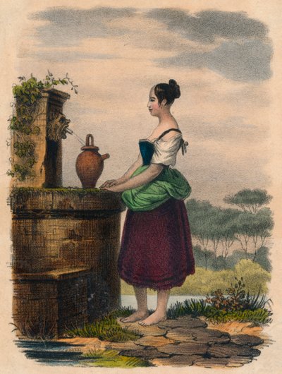 Fetching Water by Unbekannt