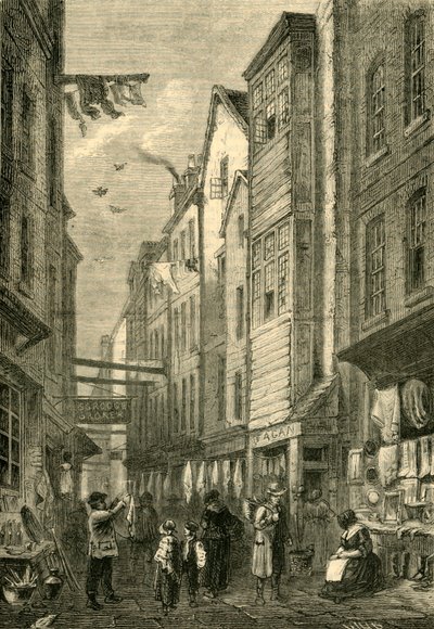 Field Lane about 1840 by Unbekannt