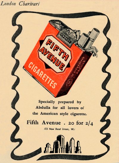 Fifth Avenue Cigarettes by Unbekannt