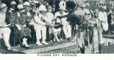 Fijians Pay Homage by Unbekannt