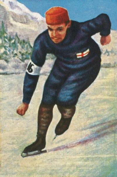 Finnish Speed Skater Clas Thunberg, 1928 by Unbekannt