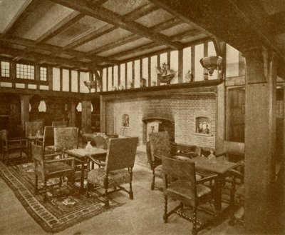 First Class Smoking-Room in the Cunard Liner Franconia by Unbekannt