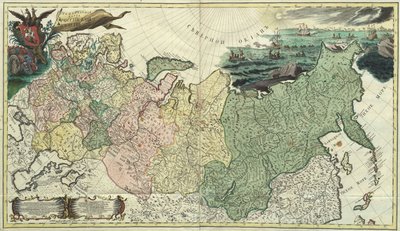 First General Map of the Russian Empire by Unbekannt
