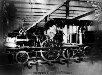 First Locomotive by Unbekannt