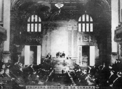 First Session of the Chamber by Unbekannt