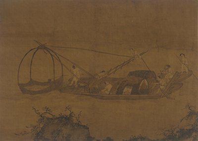 Fishermen Raising a Net by Unbekannt