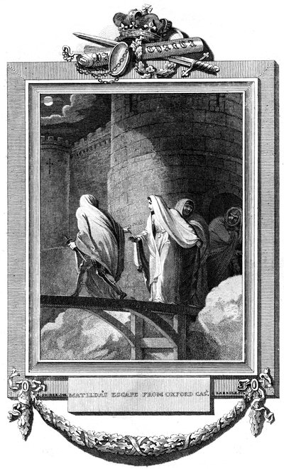 Flight of Matilda from Oxford, 1142 by Unbekannt