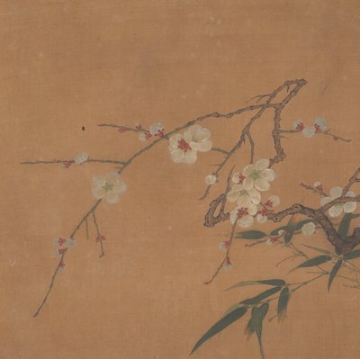 Flowering Plum and Bamboo by Unbekannt