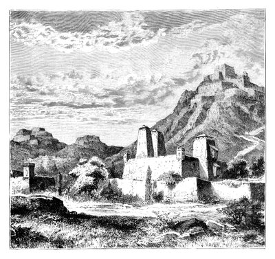 Fortified Villages Near Lanzhou, China by Unbekannt