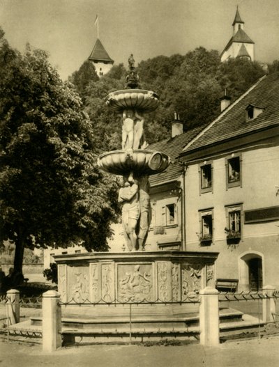 Fountain, Friesach, Austria, c1935 by Unbekannt