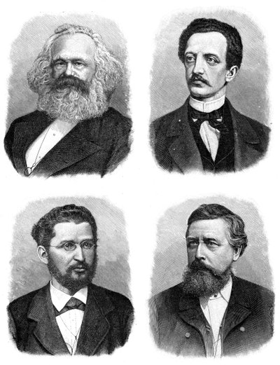 Four German Socialists by Unbekannt