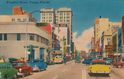 Franklin Street, Tampa, Florida, c1940s by Unbekannt
