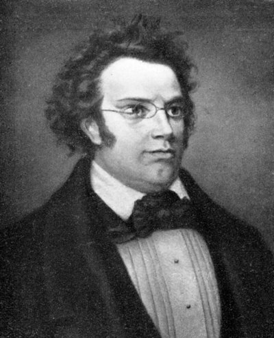 Franz Peter Schubert, Austrian composer, 1909 by Unbekannt