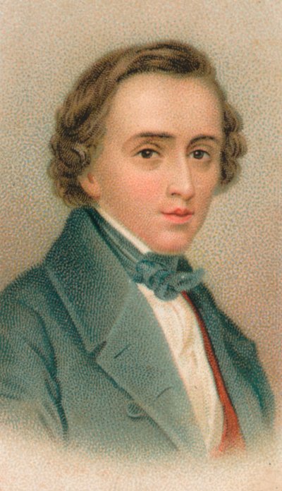 Frederic Francois Chopin 1810-1849, Polish composer, 1911 by Unbekannt