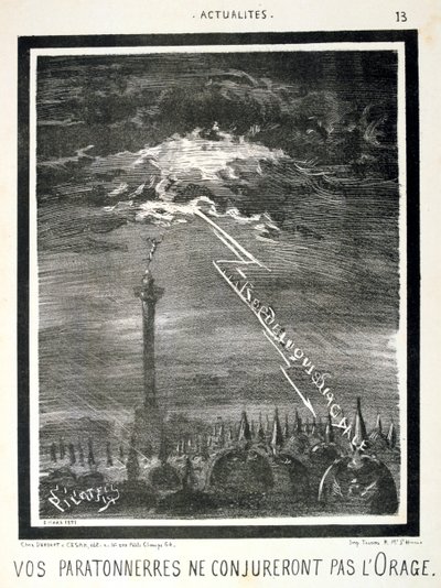 French Anti-Prussian Cartoon, 1871 by Unbekannt