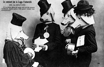 French Anti-Masonic Postcard by Unbekannt