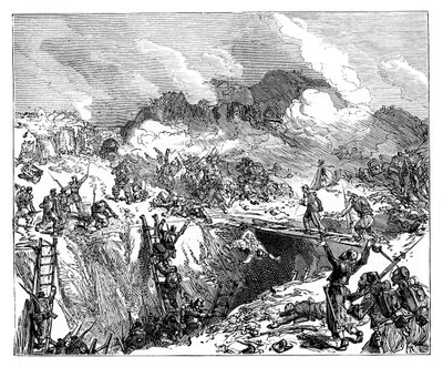 French Attack on the Malakoff by Unbekannt